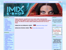 Tablet Screenshot of imixshop.com